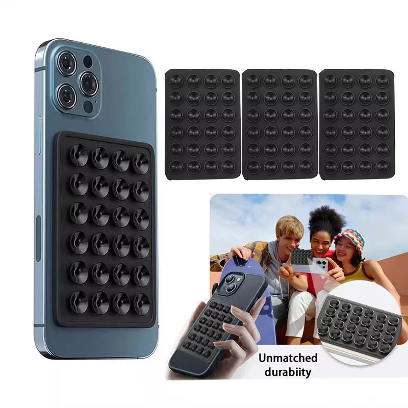 Multifunctional Mobile Phone Silicone Suction Cup 24 Square Mobile Phone Single-Sided Case Anti-Slip Holder Mount Suction
Multifunctional Mobile Phone Silicone Suction Cup 24 Square Mobile Phone Single-Sided Case Anti-Slip Holder Mount Suction