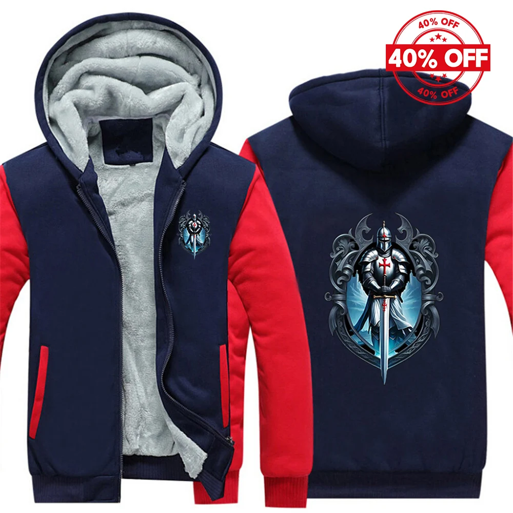 2025 Leisure Jacket Autumn And Winter Man's Outdoor Sports Coat Knights Templar Pattern Logo Print Loose Comfortable Hoodies
2025 Leisure Jacket Autumn And Winter Man's Outdoor Sports Coat Knights Templar Pattern Logo Print Loose Comfortable Hoodies