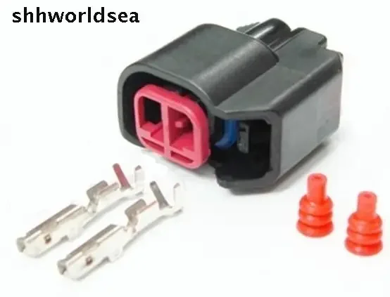 shhworldsea 50Set 2 PIN ev6 ev14 USCAR Fuel Injector Pigtail Connectors Waterproof Connector Plug sr20det rb30 GTR FAST ls2 ls3
shhworldsea 50Set 2 PIN ev6 ev14 USCAR Fuel Injector Pigtail Connectors Waterproof Connector Plug sr20det rb30 GTR FAST ls2 ls3