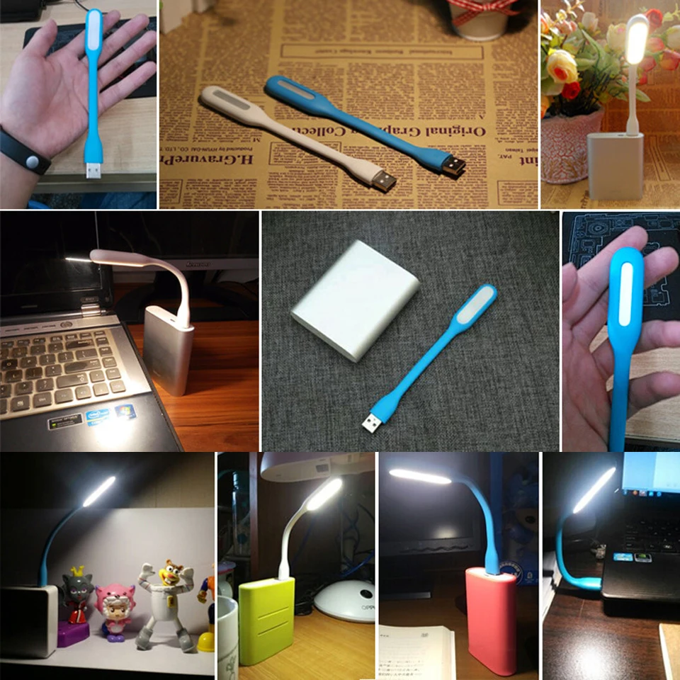 Гибкая USB-лампа с LED-подсветкой, миниатюрный настольный светильник, портативная лампа для чтения, USB-лампа для Xiaomi, с питанием от USB, для повербанка/ПК.
Гибкая USB-лампа с LED-подсветкой, миниатюрный настольный светильник, портативная лампа для чтения, USB-лампа для Xiaomi, с питанием от USB, для повербанка/ПК.
