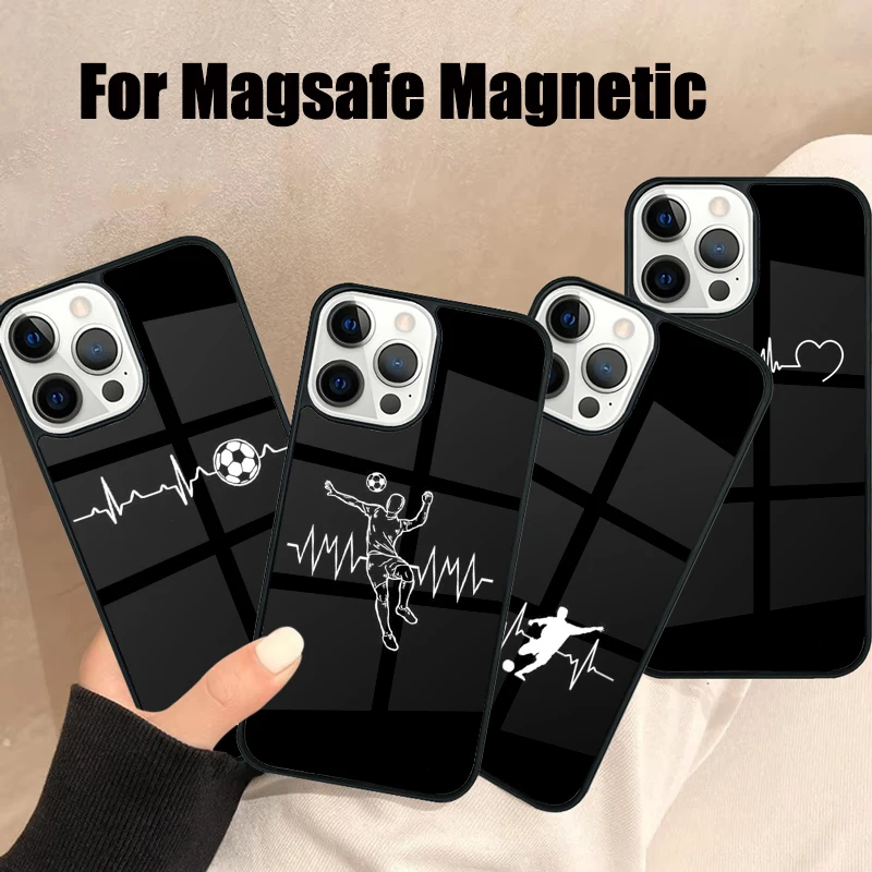 Чехол для телефона Magsafe с футбольным сердцебиением для iPhone 16, 15, 14, 13, 12, 11 Pro Max Plus, зеркальный беспроводной магнитный чехол
Чехол для телефона Magsafe с футбольным сердцебиением для iPhone 16, 15, 14, 13, 12, 11 Pro Max Plus, зеркальный беспроводной магнитный чехол
