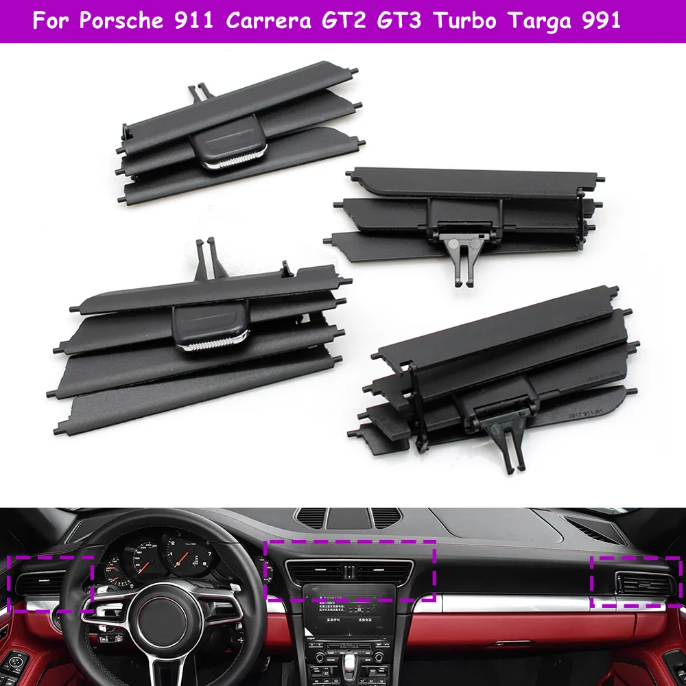 Carrera GT2 GT3 Turbo Targa 991 Car Front Left Right Middle Air Conditioner AC Vent Grille Repair Kit For Porsche 911 2012-2020
Carrera GT2 GT3 Turbo Targa 991 Car Front Left Right Middle Air Conditioner AC Vent Grille Repair Kit For Porsche 911 2012-2020
