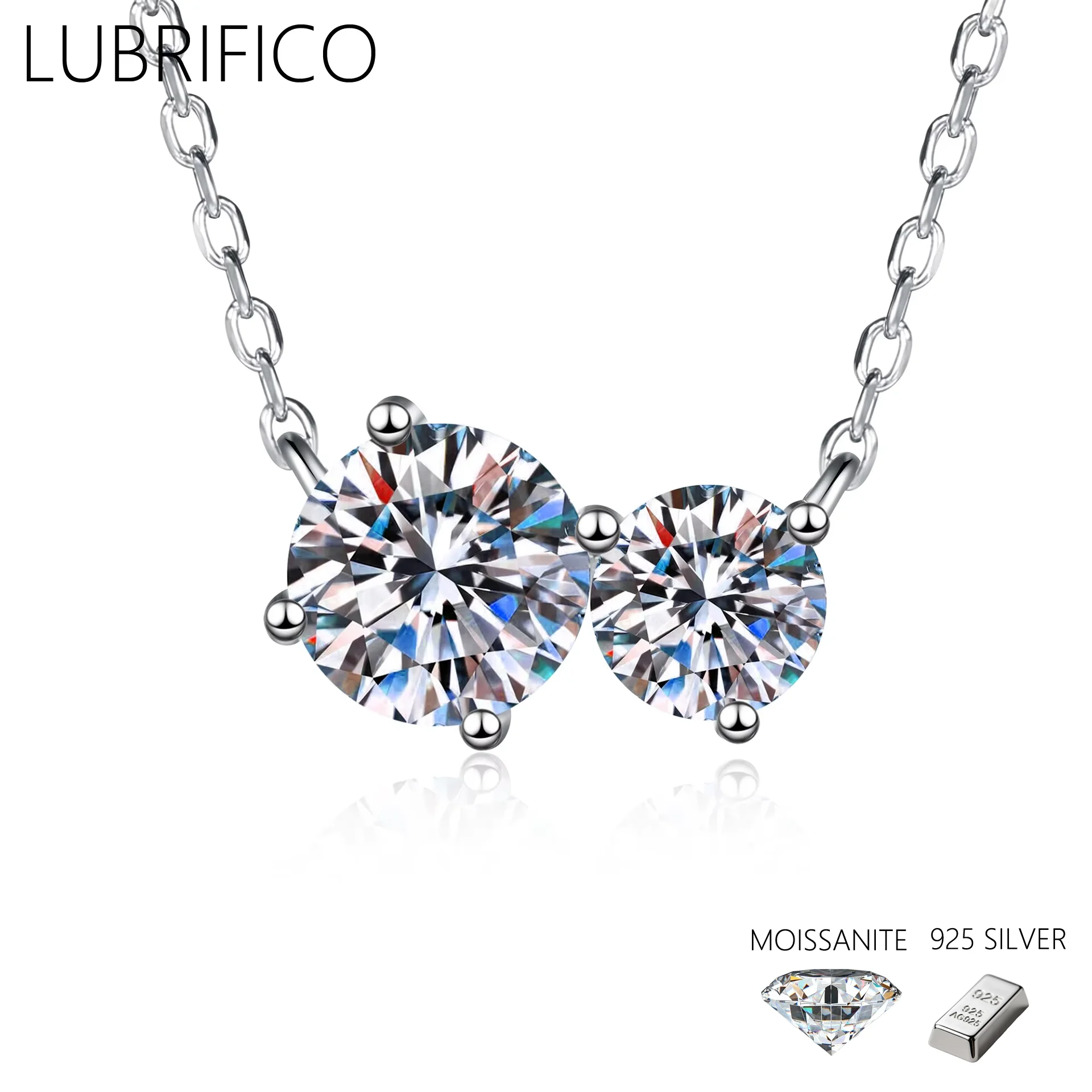 1.5 Ct D Color Moissanite Necklace 925 Sterling Silver Lab Diamond Pendant Women Gifts Wedding Fine Jewelry Party
1.5 Ct D Color Moissanite Necklace 925 Sterling Silver Lab Diamond Pendant Women Gifts Wedding Fine Jewelry Party