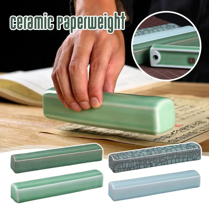 Ceramic Paperweight Brush Rest Calligraphy Painting Tool Celadon Paper Weight Chinese Calligraphy Supplies Paperweight
Ceramic Paperweight Brush Rest Calligraphy Painting Tool Celadon Paper Weight Chinese Calligraphy Supplies Paperweight