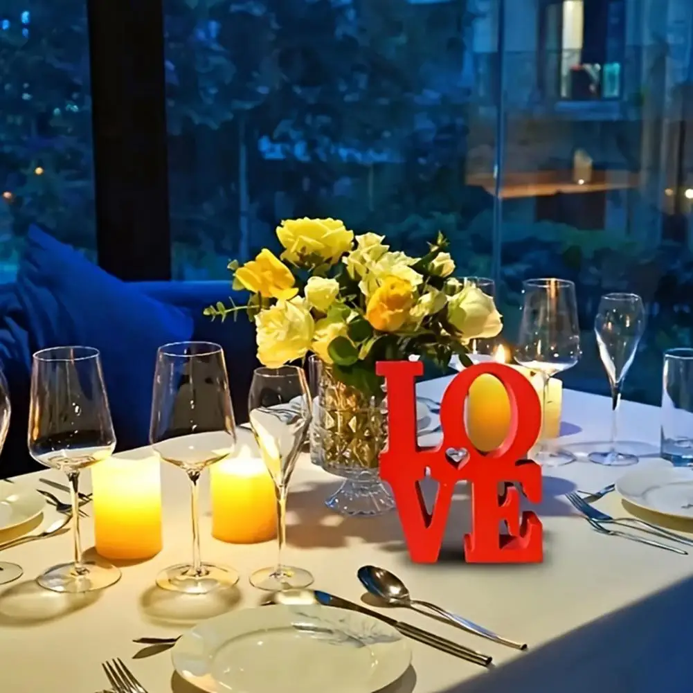 Love Sign Decoration Valentine Day Wooden Block Romantic Valentine's Day Love Table Sign Wooden Letter for Home for Desktop
Love Sign Decoration Valentine Day Wooden Block Romantic Valentine's Day Love Table Sign Wooden Letter for Home for Desktop