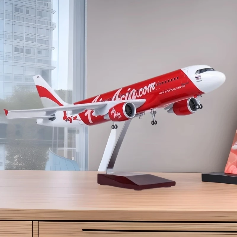 Airplane diecast Resin Scale47CM Scale Aircraft A320 Airasia Airline Ornament boys toys Gift By with Lights and Landing Gear
Airplane diecast Resin Scale47CM Scale Aircraft A320 Airasia Airline Ornament boys toys Gift By with Lights and Landing Gear