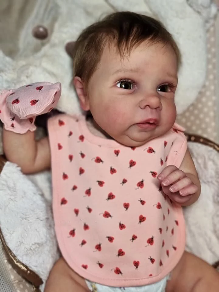 19inch Already Painted Reborn Baby Doll Miley Same As Picture with 3D Skin Soft Touch Hand-Root Hair Visible for Children Gift
19inch Already Painted Reborn Baby Doll Miley Same As Picture with 3D Skin Soft Touch Hand-Root Hair Visible for Children Gift