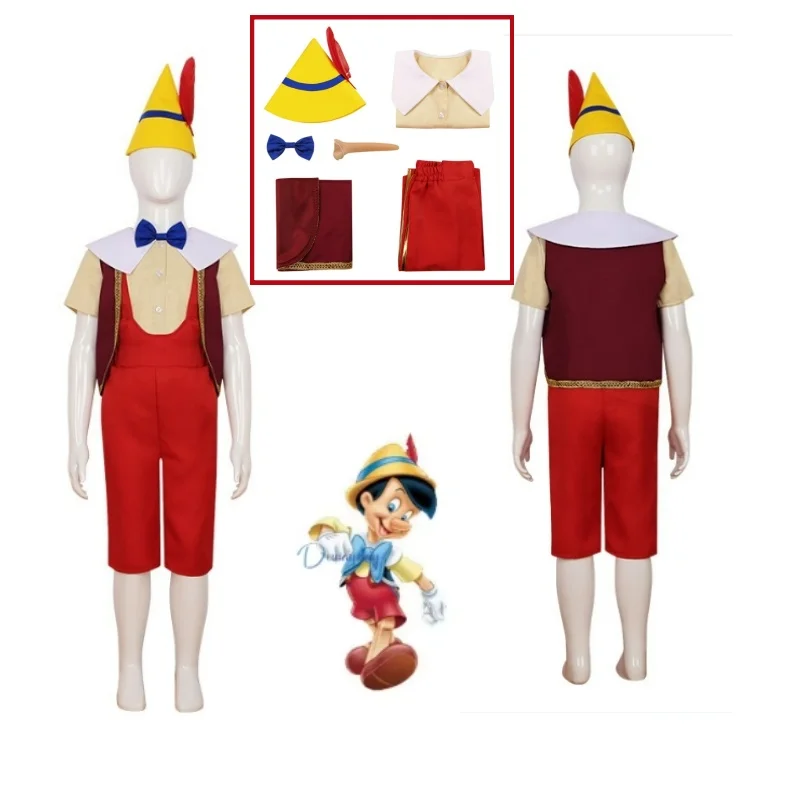 Anime Puppet Long Nose Sets for Children Halloween Theme Party Cosplay Costume Boys' Birthday Set Stage Performance Clothes
Anime Puppet Long Nose Sets for Children Halloween Theme Party Cosplay Costume Boys' Birthday Set Stage Performance Clothes