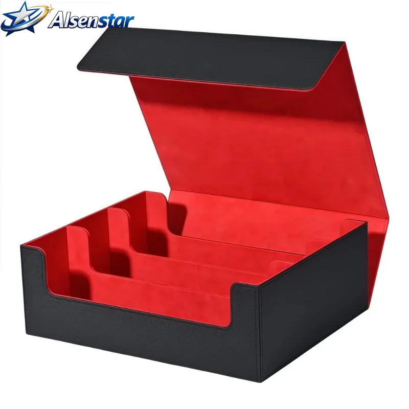 PU leather magnetic buckle commander card set splicing color portable card protection box 1800+transaction card storage box
PU leather magnetic buckle commander card set splicing color portable card protection box 1800+transaction card storage box