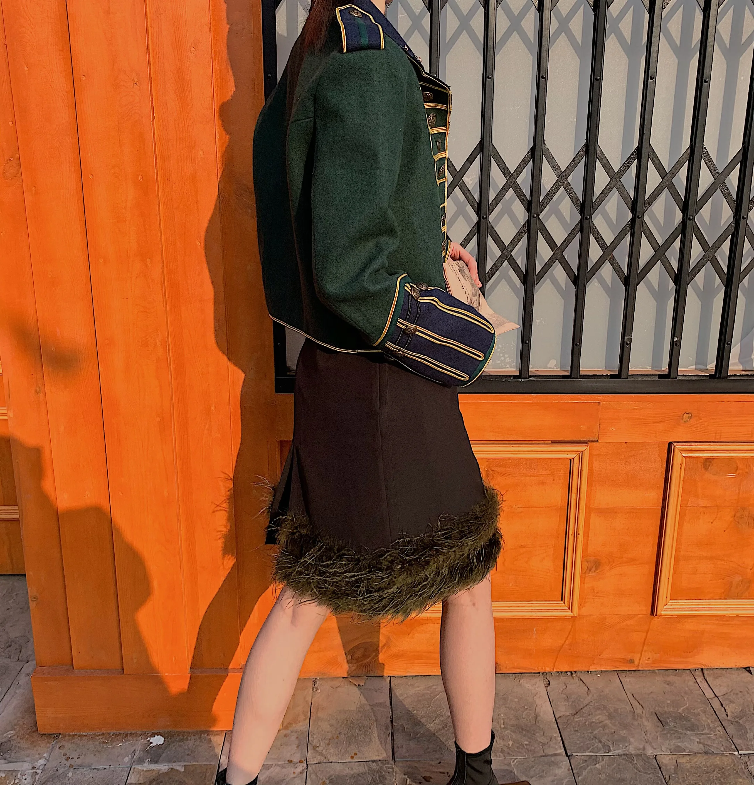 Adorable Detachable Ostrich Feather f Skirt High Waist Midi H-ape Pure Color Women's Faion Spring Autumn Winter
Adorable Detachable Ostrich Feather f Skirt High Waist Midi H-ape Pure Color Women's Faion Spring Autumn Winter