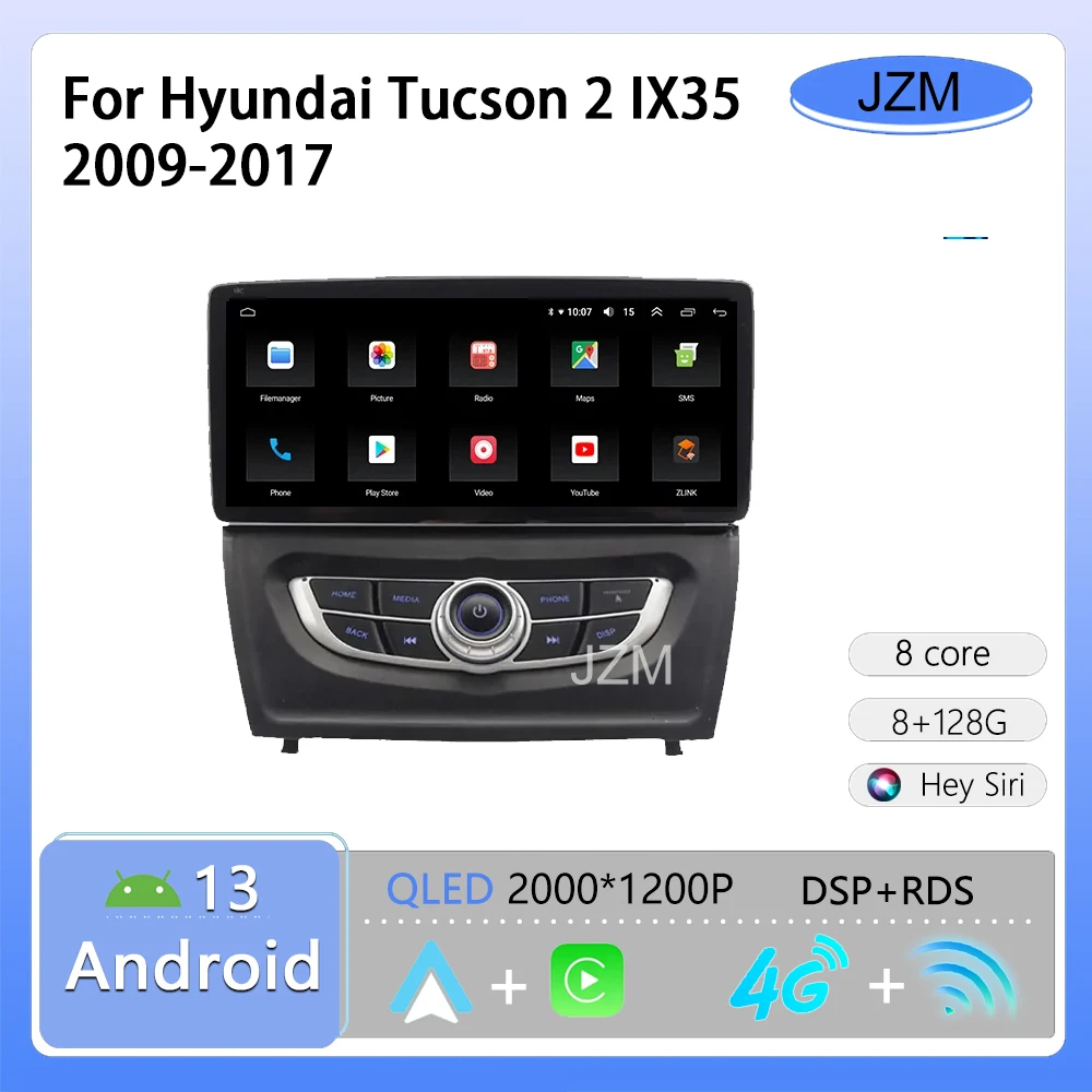 Автомагнитола JZM для Hyundai Tucson 2 IX35 IX25 2009-2017 Android 12, мультимедийный проигрыватель, DVD, Carplay, GPS, 4G, Wi-Fi, стерео
Автомагнитола JZM для Hyundai Tucson 2 IX35 IX25 2009-2017 Android 12, мультимедийный проигрыватель, DVD, Carplay, GPS, 4G, Wi-Fi, стерео
