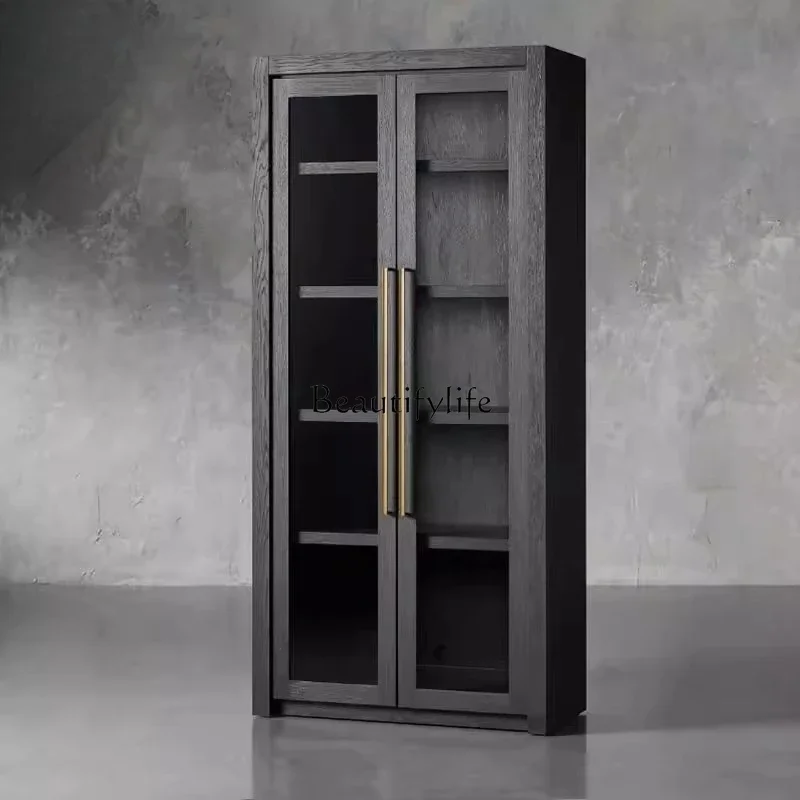 ls 18American country retro solid wood glass door storage cabinet living room storage display cabinet
ls 18American country retro solid wood glass door storage cabinet living room storage display cabinet