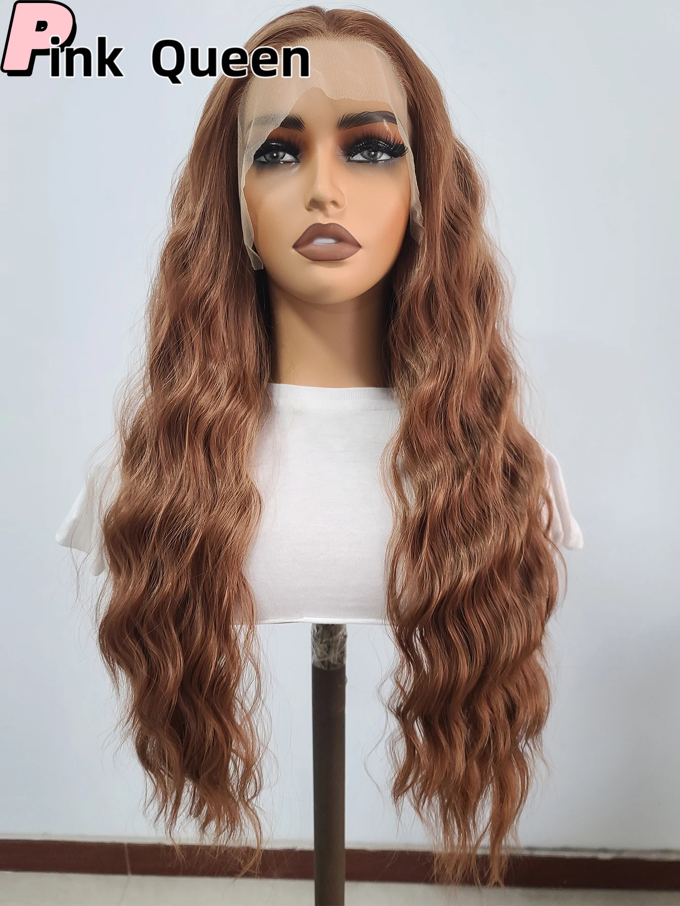 wholesale 13*4 High definition lace transparent without glue front lace wig free shipping brown Long curly hair
wholesale 13*4 High definition lace transparent without glue front lace wig free shipping brown Long curly hair