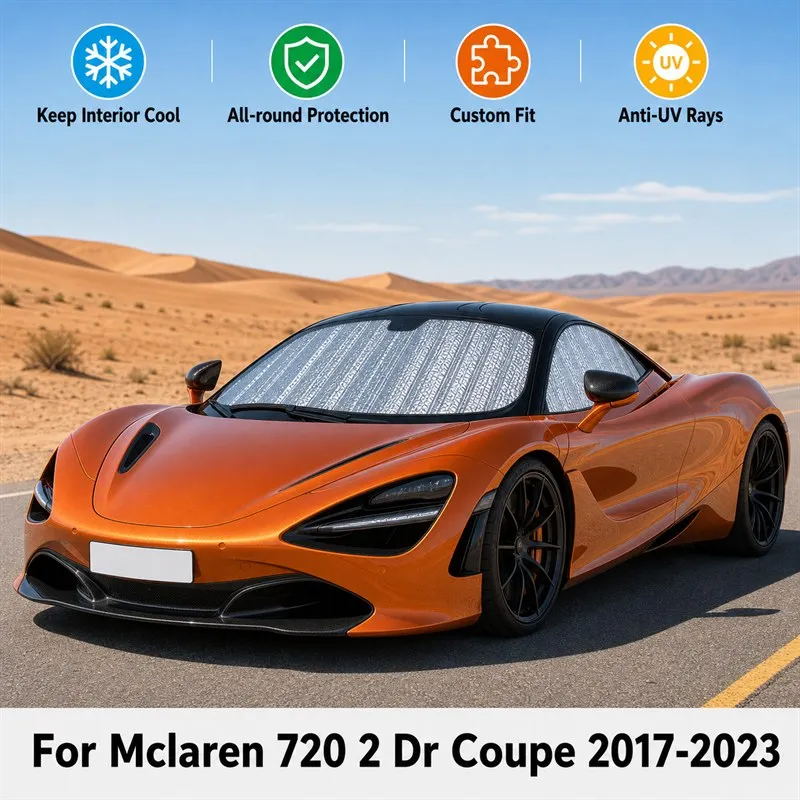 For Mclaren 720 2 Dr Coupe 2017-2023 Full Set Car Window Sunshades UV Block Privacy Heat Insulated Foldable Car Curtain
For Mclaren 720 2 Dr Coupe 2017-2023 Full Set Car Window Sunshades UV Block Privacy Heat Insulated Foldable Car Curtain
