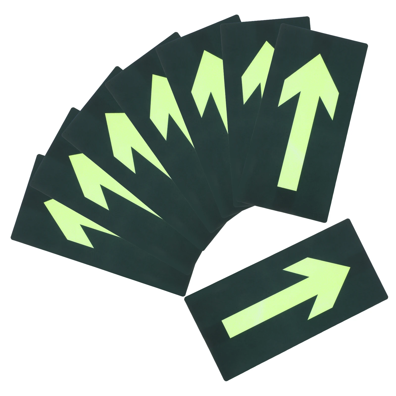 8 pcs Glow Dark Evacuation Safety Stickers Waterproof Fire Exit Signs Emergency Assembly Traffic Markers Arrow Direction
8 pcs Glow Dark Evacuation Safety Stickers Waterproof Fire Exit Signs Emergency Assembly Traffic Markers Arrow Direction
