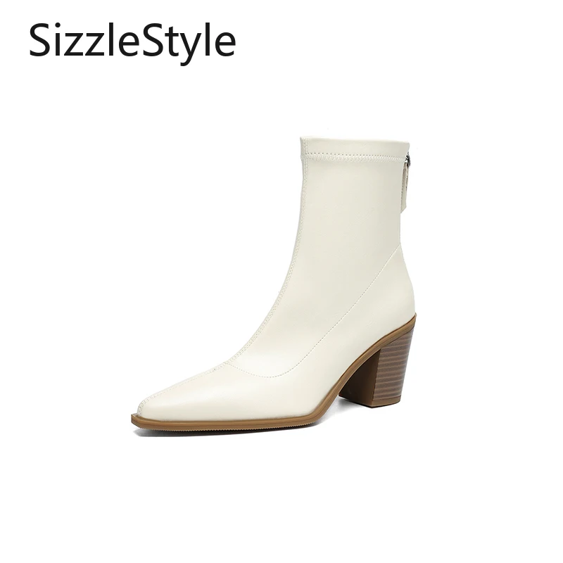 Модные женские однотонные простые контрастные ботинки на молнии сзади, удобные универсальные короткие ботинки на толстом каблуке
Модные женские однотонные простые контрастные ботинки на молнии сзади, удобные универсальные короткие ботинки на толстом каблуке