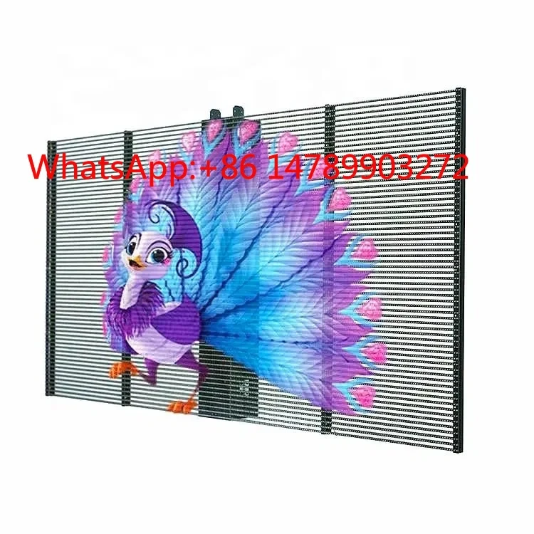 Store Window Advertising LED Screen P3.91-7.81 High Quality Transparent LED Display
Store Window Advertising LED Screen P3.91-7.81 High Quality Transparent LED Display