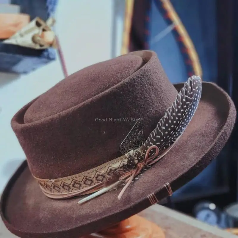 Ladies Fashionable Hat Gentleman Stylish Hat Breathable Costume Hat for Casual
Ladies Fashionable Hat Gentleman Stylish Hat Breathable Costume Hat for Casual