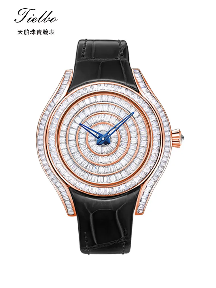 TIELBO/Tianbo Bright Series 815 Leather Trend Mechanical Watch Men's Platinum Waterproof Watch
TIELBO/Tianbo Bright Series 815 Leather Trend Mechanical Watch Men's Platinum Waterproof Watch