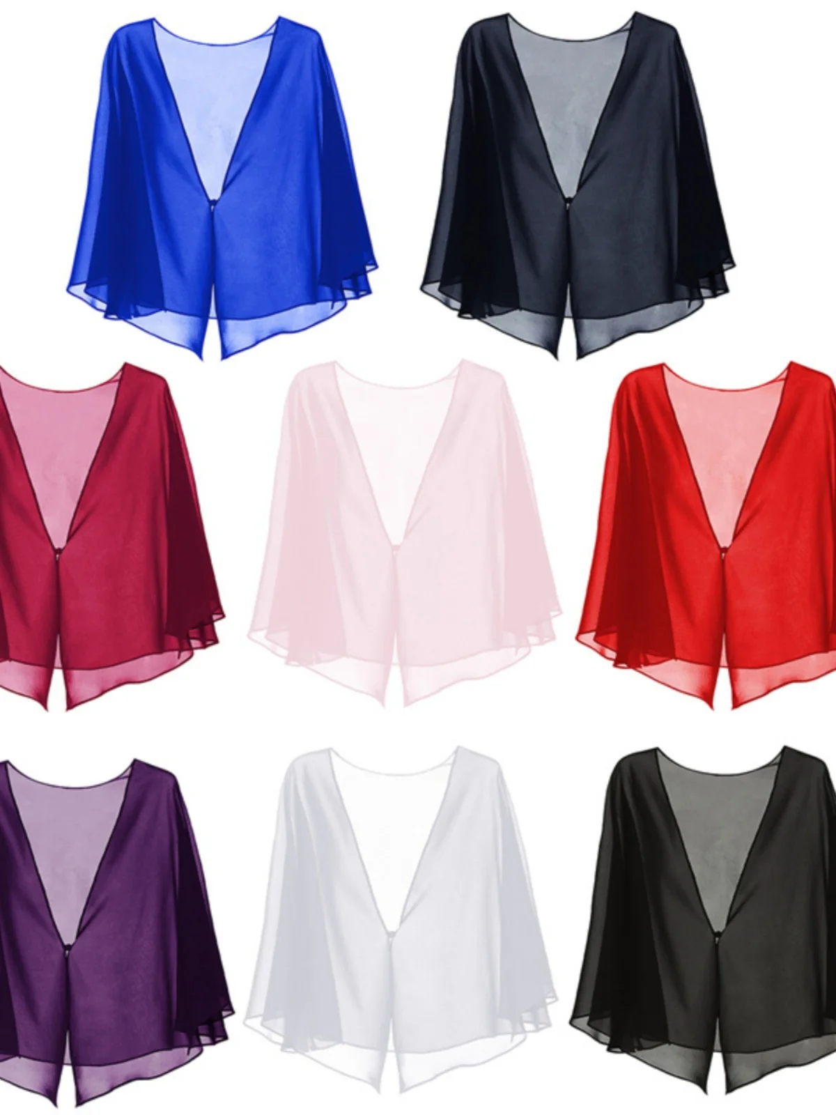 Spring Summer New Sle Thin Chiffon Color Open Front Cloak Cover up ort Ladies Sun Protection Arm Cover oulder awl
Spring Summer New Sle Thin Chiffon Color Open Front Cloak Cover up ort Ladies Sun Protection Arm Cover oulder awl