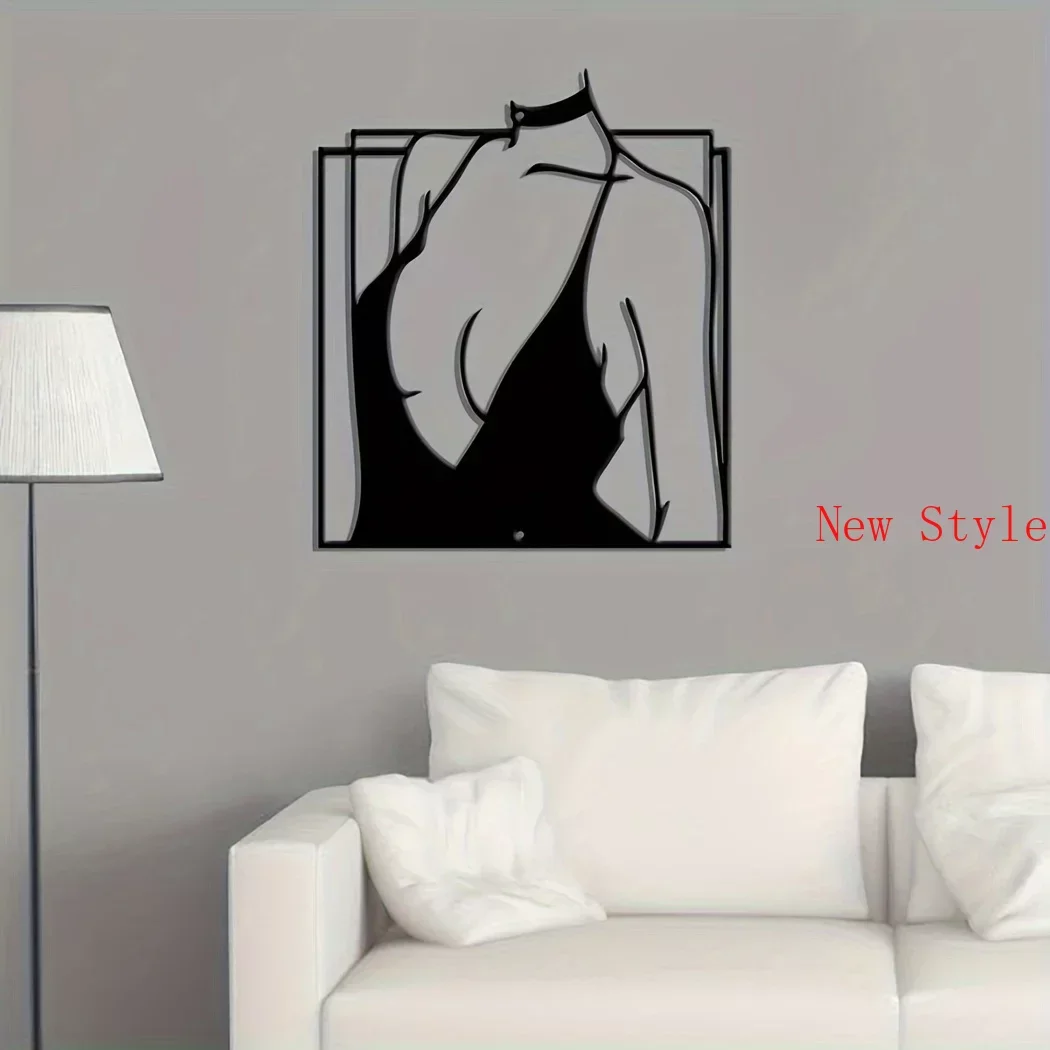 1pc Woman Metal Wall Sign Iron Wall Art Ornament Decor Aesthetic Home Decoration Minimalist Line Abstract Metal Hanging Home De
1pc Woman Metal Wall Sign Iron Wall Art Ornament Decor Aesthetic Home Decoration Minimalist Line Abstract Metal Hanging Home De