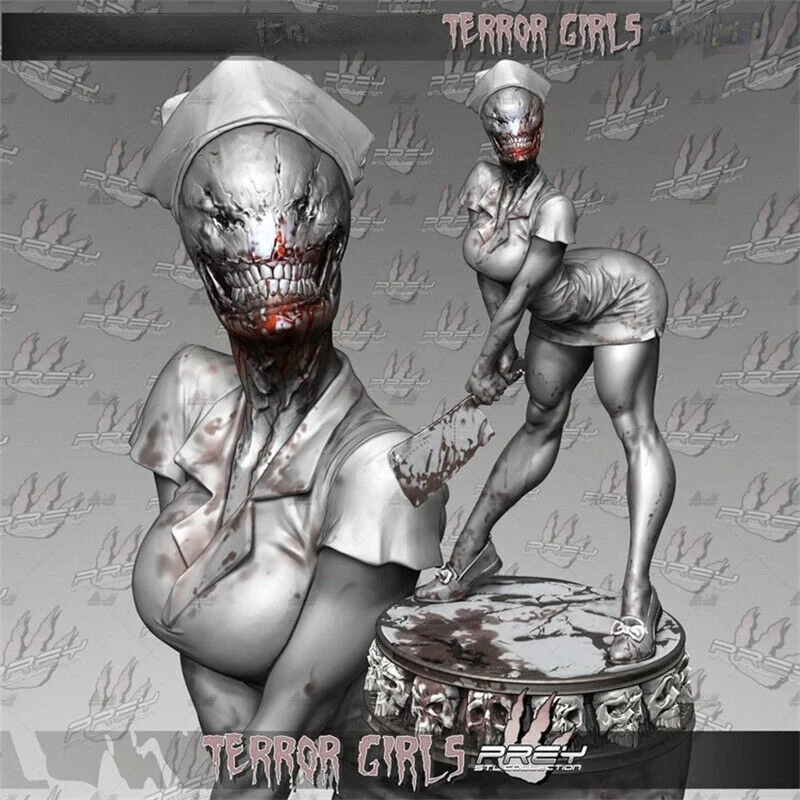 1/24 Scale Resin Figure Kit Movie Character Silent Hill Horror Female Nurse GK Miniature Statue Unassembled Unpainted Diorama
1/24 Scale Resin Figure Kit Movie Character Silent Hill Horror Female Nurse GK Miniature Statue Unassembled Unpainted Diorama