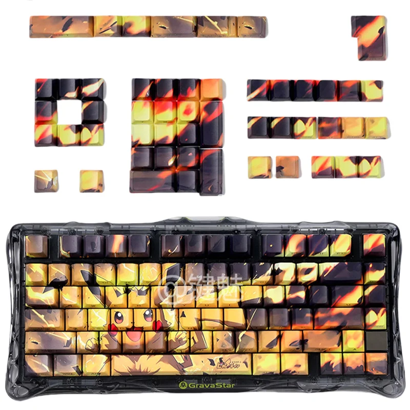 Pikachu Universal Mechanical Gamer Keyboard Keycaps Ergonomic Blank Keycaps for Keyboard Replacement Backlit Key Cap
Pikachu Universal Mechanical Gamer Keyboard Keycaps Ergonomic Blank Keycaps for Keyboard Replacement Backlit Key Cap