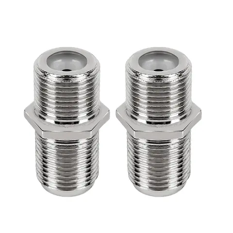 F Type Female Adapter Connector F Female to F Jack RG6 RG59 Coaxial Cable For TV Network