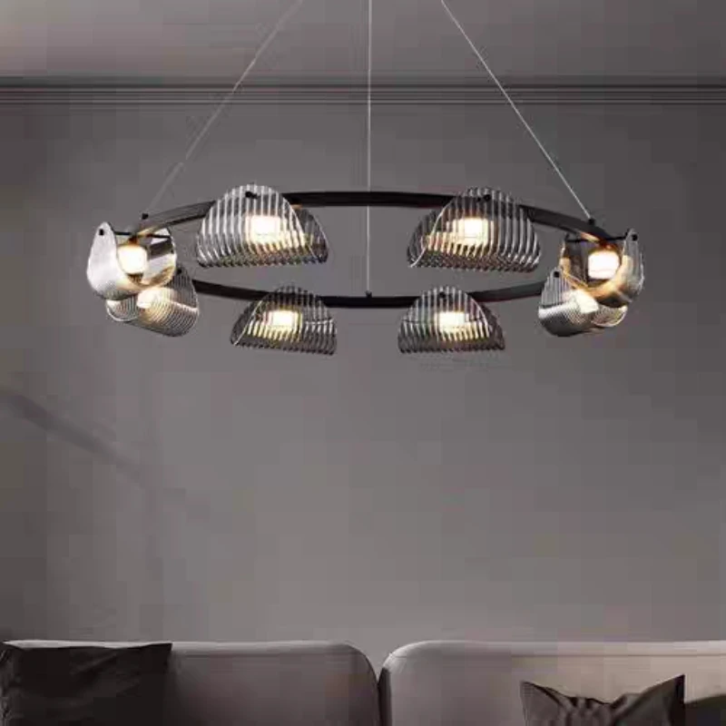 Luxury restaurant chandelier simple Nordic living room bedroom bar creative glass chandelier
Luxury restaurant chandelier simple Nordic living room bedroom bar creative glass chandelier