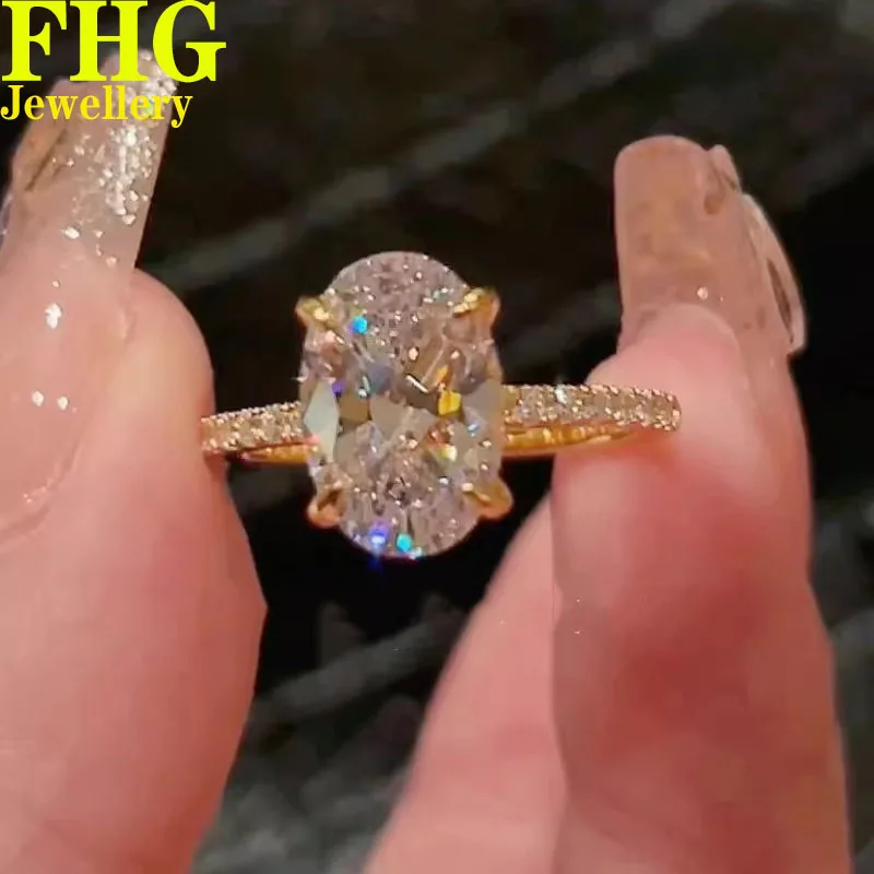1 2 3 4 5 Carat Au750 18K Yellow Gold Ring Oval shape moissanite Diamonds Women Wedding Party Engagement Ring Classic Trendy
1 2 3 4 5 Carat Au750 18K Yellow Gold Ring Oval shape moissanite Diamonds Women Wedding Party Engagement Ring Classic Trendy