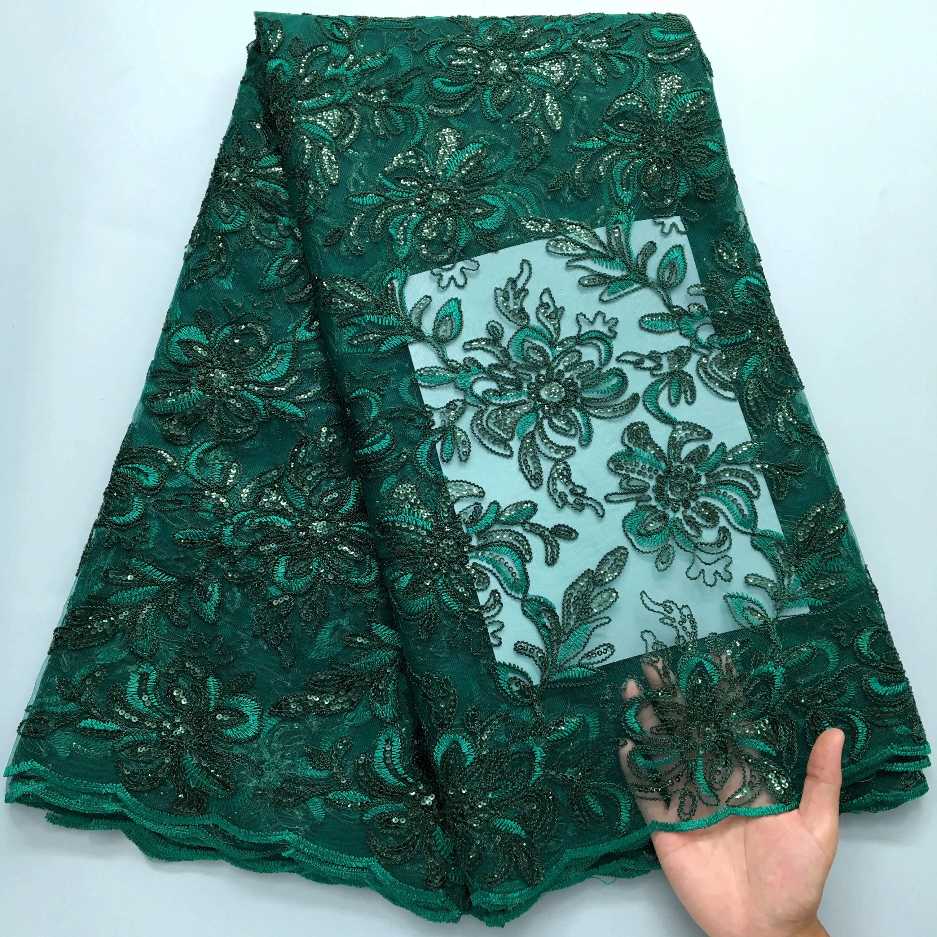 SJD LACE Sequins African Mesh Lace Flower Fabric For Sewing Clothes Tulle Wedding Dresses Embroidery Fabrics Crafts 5 YardsA3948
SJD LACE Sequins African Mesh Lace Flower Fabric For Sewing Clothes Tulle Wedding Dresses Embroidery Fabrics Crafts 5 YardsA3948