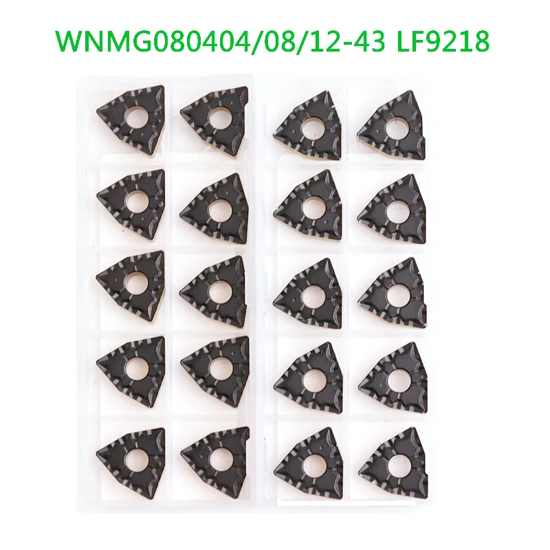 10PCS WNMG080404 WNMG080408 TNMG160408 TNMG160412 43 LF9218 Bi-color Inserts CNC Lathe Turning Tool Machine Cutter for Steel
10PCS WNMG080404 WNMG080408 TNMG160408 TNMG160412 43 LF9218 Bi-color Inserts CNC Lathe Turning Tool Machine Cutter for Steel