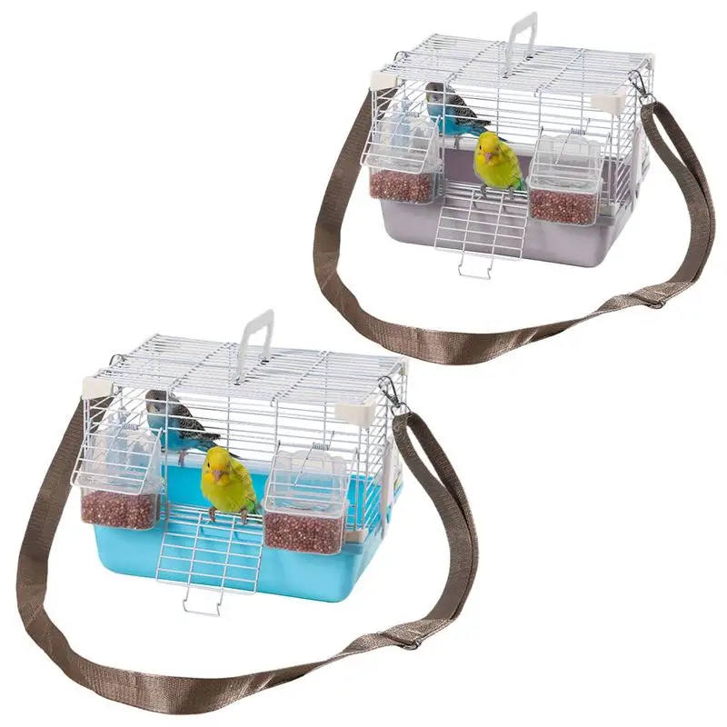 Bird Travel Cage Portable Bird Cage With Handle Heavy Duty Small Animal Supplies For Cockatiels Peony Budgies Pearl Munias
Bird Travel Cage Portable Bird Cage With Handle Heavy Duty Small Animal Supplies For Cockatiels Peony Budgies Pearl Munias