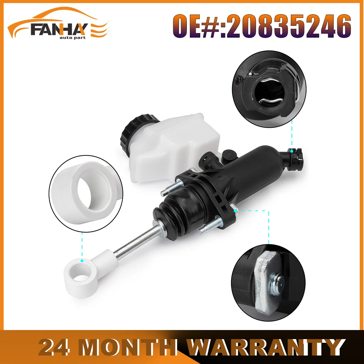 20835246 Clutch Pump Master Cylinder For Volvo Truck VN VNL VHD FH Clutch Master Cylinder
20835246 Clutch Pump Master Cylinder For Volvo Truck VN VNL VHD FH Clutch Master Cylinder