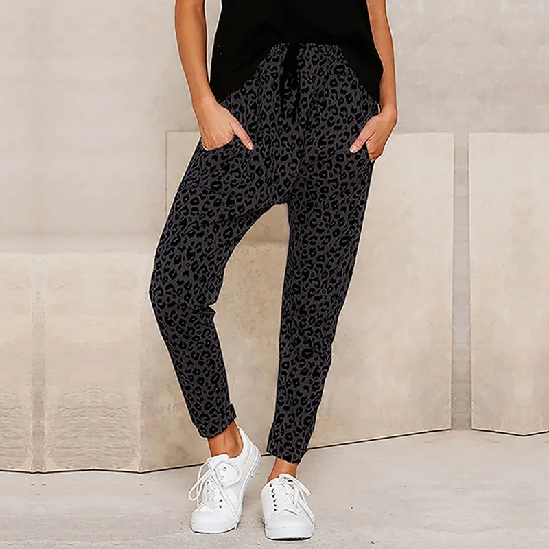 Women oversized High Waist Leopard Print Casual Pants 2021 Harajuku Joggers Pants Wide Leg Sweatpants Female Trousers Streetwear
Women oversized High Waist Leopard Print Casual Pants 2021 Harajuku Joggers Pants Wide Leg Sweatpants Female Trousers Streetwear