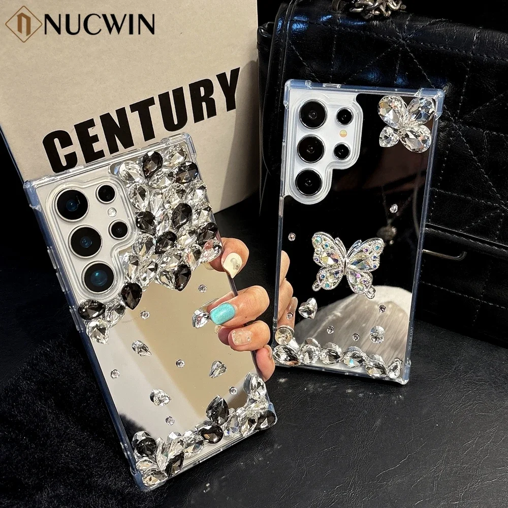 S25 Luxury Glitter Diamond Butterfly Mirror Case for Samsung Galaxy S25 S24 S23 S22 S21 Ultra Plus FE Note 20 A55 A16 A53 Cover
S25 Luxury Glitter Diamond Butterfly Mirror Case for Samsung Galaxy S25 S24 S23 S22 S21 Ultra Plus FE Note 20 A55 A16 A53 Cover