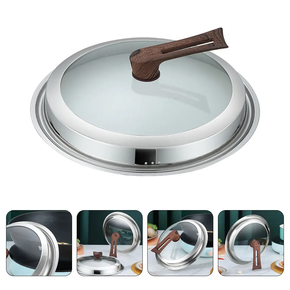 Stainless Steel Glass Pot Cover Universal Pan Lid Visible Cooking Pot Lid Anti Spill Anti Splash Kitchen Cookware Accessory
Stainless Steel Glass Pot Cover Universal Pan Lid Visible Cooking Pot Lid Anti Spill Anti Splash Kitchen Cookware Accessory