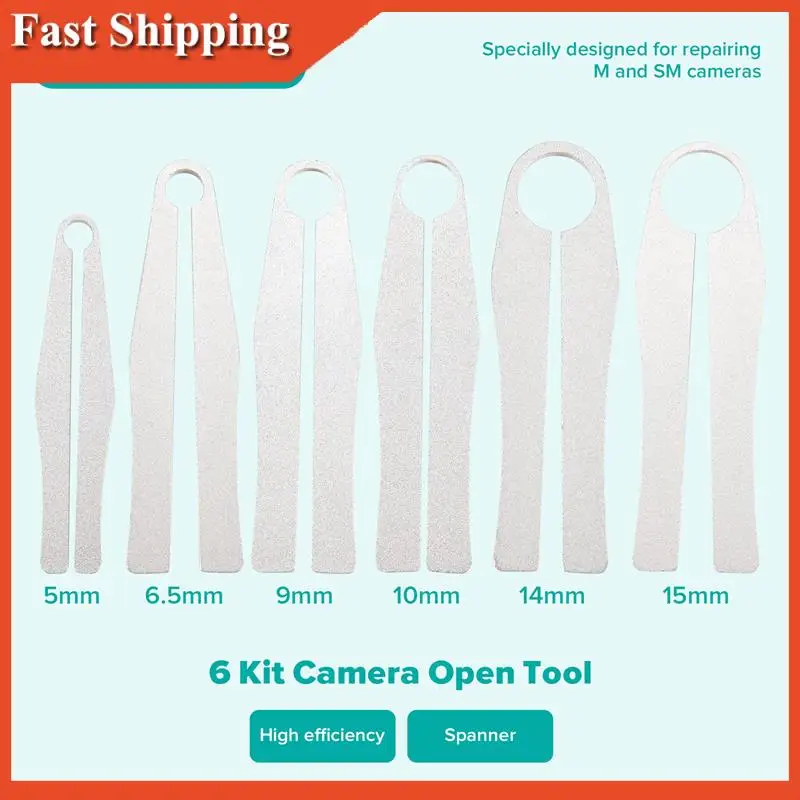 Efficient 6 Kit Camera Open Tool Lens Repair Tool Wrench Clamp Spanner For Leica M2 M3 M4 M5 M6 M7 MP
Efficient 6 Kit Camera Open Tool Lens Repair Tool Wrench Clamp Spanner For Leica M2 M3 M4 M5 M6 M7 MP