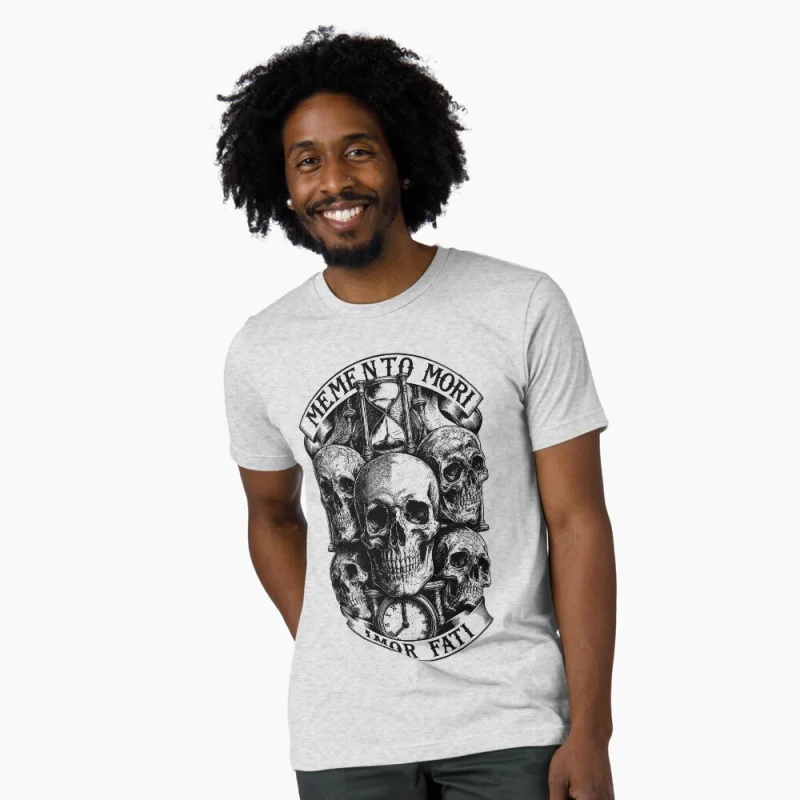 Memento Mori Amor Fati Stoic Philosophy Gift t shirt for men 100% cotton printed Graphic Clothes Large size Tops S-6XL
Memento Mori Amor Fati Stoic Philosophy Gift t shirt for men 100% cotton printed Graphic Clothes Large size Tops S-6XL