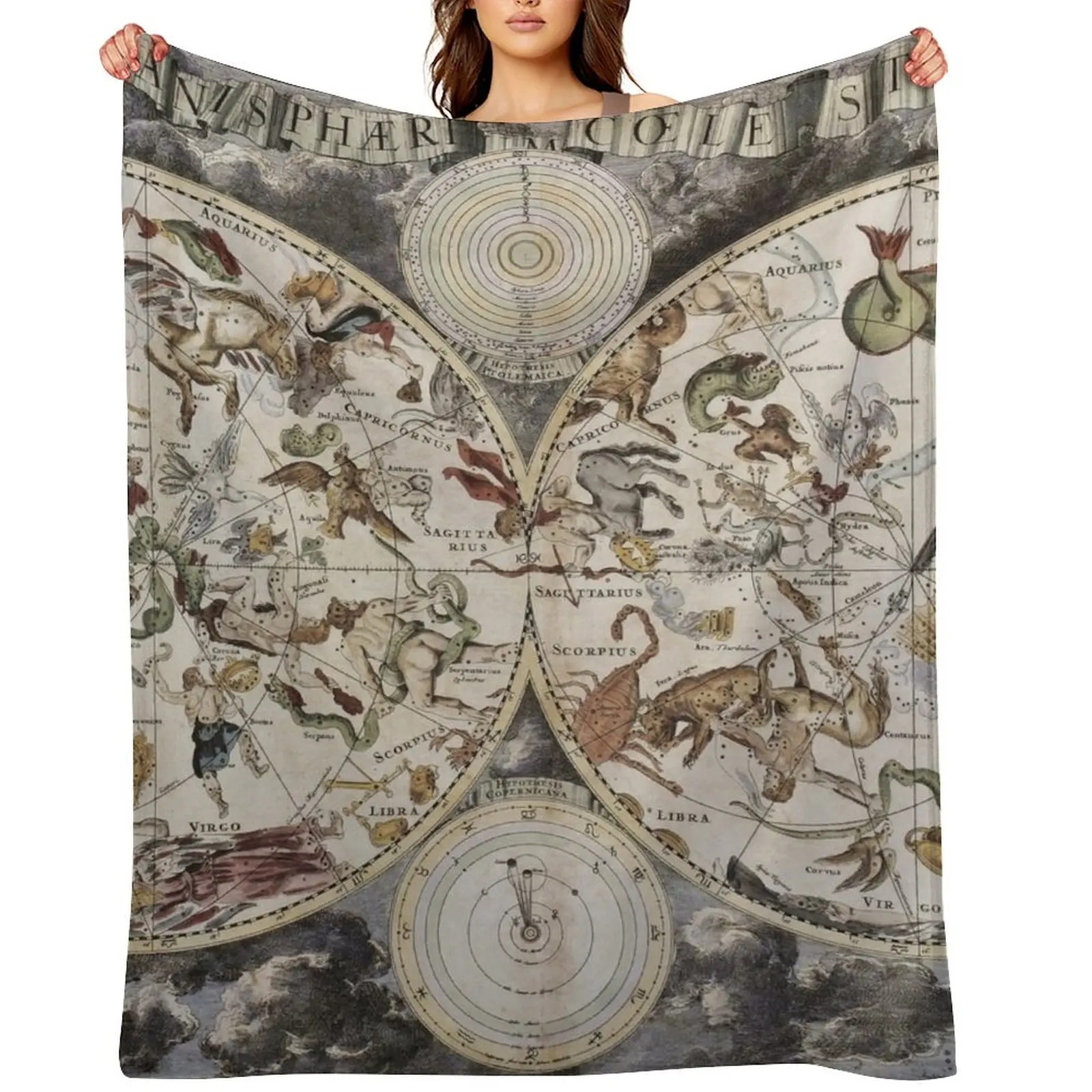 Vintage Celestial Star map Throw Blanket Baby anime warm for winter Thins Blankets
Vintage Celestial Star map Throw Blanket Baby anime warm for winter Thins Blankets