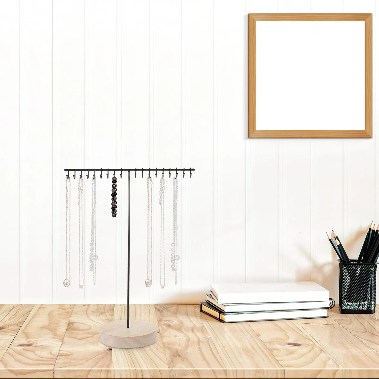 Elegant Jewelry Display Stand for Necklaces Earrings Rings Organizing Desktop Bedside Closet Retail Store Trade Simple
Elegant Jewelry Display Stand for Necklaces Earrings Rings Organizing Desktop Bedside Closet Retail Store Trade Simple