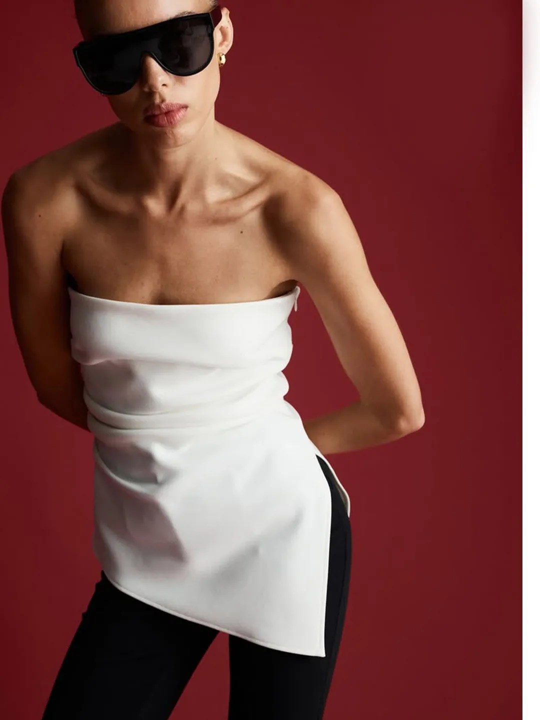 Island Vacation Asymmetrical Slit Halter Neck Pure Color Versatile Pleated Top Women's Fashion Knitted Fabric No Sleeve Dress
Island Vacation Asymmetrical Slit Halter Neck Pure Color Versatile Pleated Top Women's Fashion Knitted Fabric No Sleeve Dress