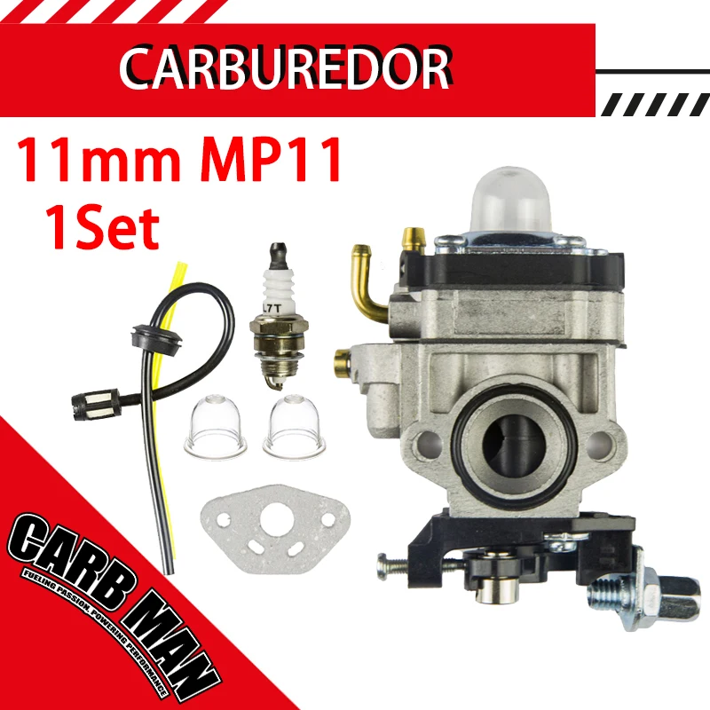 1 Set MP11 2 Stroke Lawn Mower Engine Carburetor For Walbro WYJ-138 WYK-186 TL26 TL23 TU26 1E32F 1E34F 1E34F 1E36F 26cc 33cc 49c
1 Set MP11 2 Stroke Lawn Mower Engine Carburetor For Walbro WYJ-138 WYK-186 TL26 TL23 TU26 1E32F 1E34F 1E34F 1E36F 26cc 33cc 49c