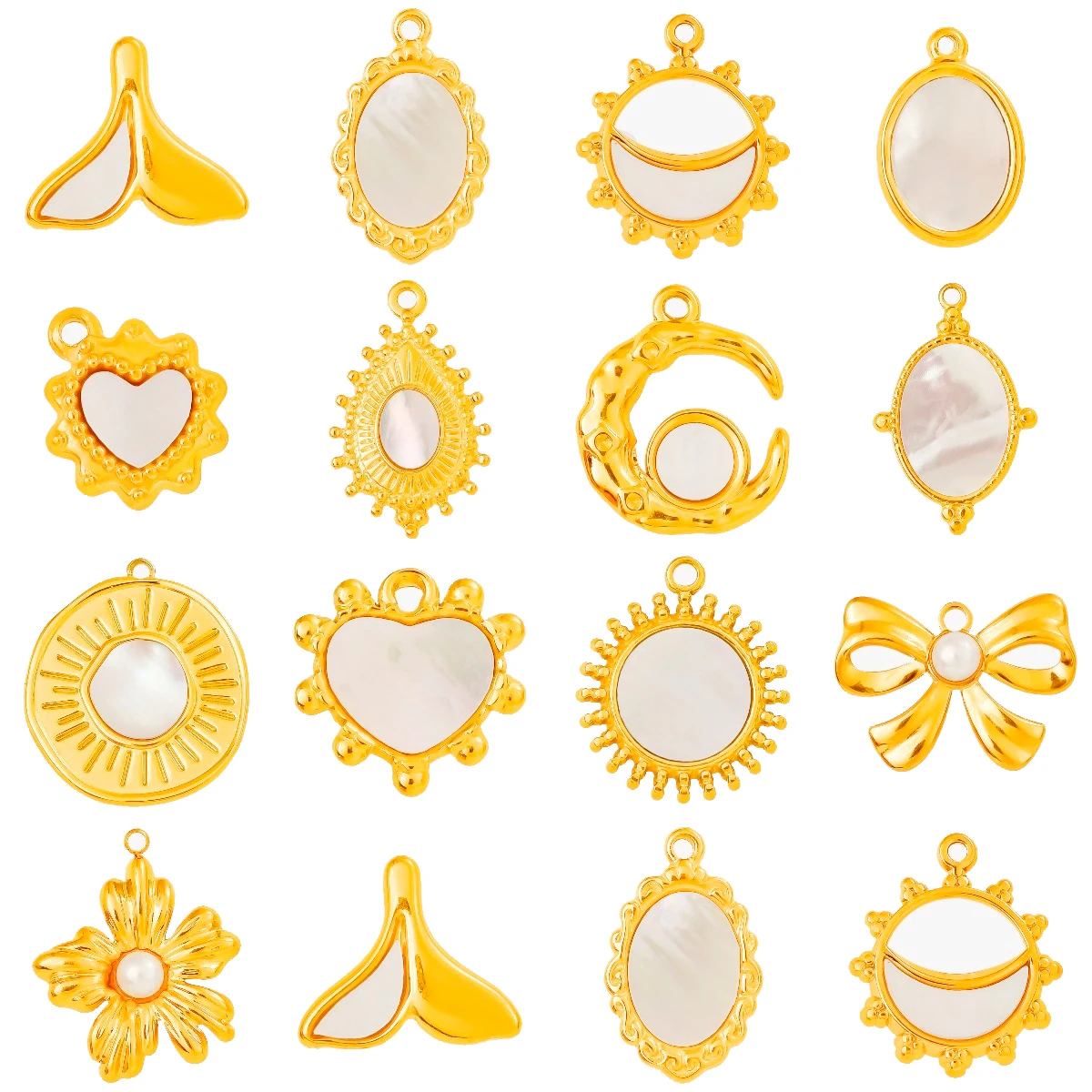 3pcs/lot Stainless Steel Love Heart Shaped Oval Moon Pendants with Real Shell Pearl Jewelry Making Accessories for Necklaces
3pcs/lot Stainless Steel Love Heart Shaped Oval Moon Pendants with Real Shell Pearl Jewelry Making Accessories for Necklaces