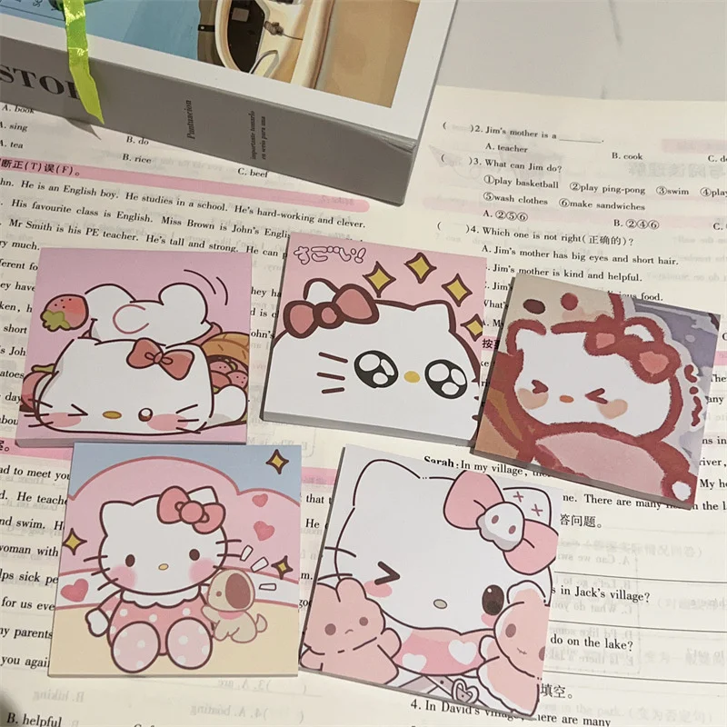 24 pcs/lot Sanrio Kawaii Cat Memo Pad Sticky Notes Stationery Label Notepad Planner Sticker Post School Supplies
24 pcs/lot Sanrio Kawaii Cat Memo Pad Sticky Notes Stationery Label Notepad Planner Sticker Post School Supplies