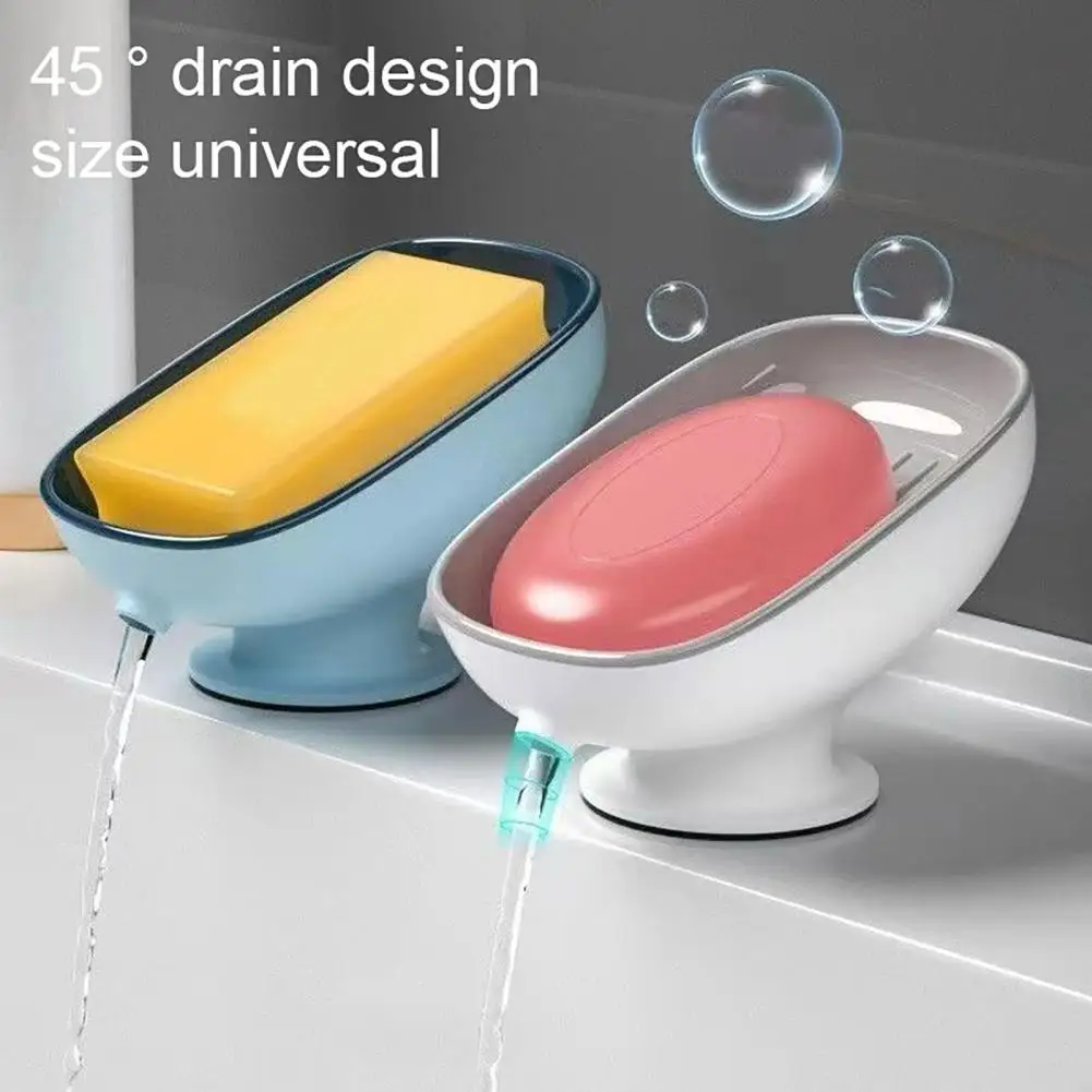 Suction Cup Soap Dish with Drain Hole Self-Draining Multipurpose Bathroom Soap Organizer Kitchen Sponge Holder
Suction Cup Soap Dish with Drain Hole Self-Draining Multipurpose Bathroom Soap Organizer Kitchen Sponge Holder