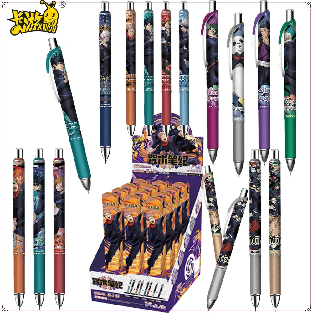 New Original KAYOU Jujutsu Kaisen Stationery Blind Box Cartoon Design 0.5mm Black Ballpoint Pen Learning Office Supplies Gifts
New Original KAYOU Jujutsu Kaisen Stationery Blind Box Cartoon Design 0.5mm Black Ballpoint Pen Learning Office Supplies Gifts