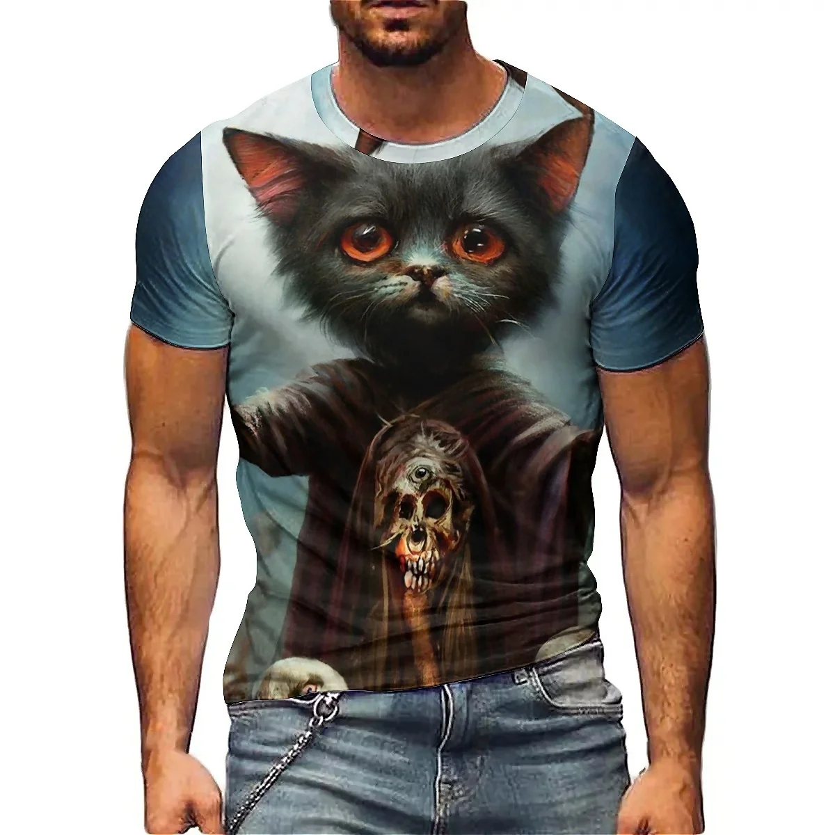 Versatile Fashion Fantasy Art Men's 3D Printed Short-Sleeve T-Shirt - Youth Basic Top
Versatile Fashion Fantasy Art Men's 3D Printed Short-Sleeve T-Shirt - Youth Basic Top
