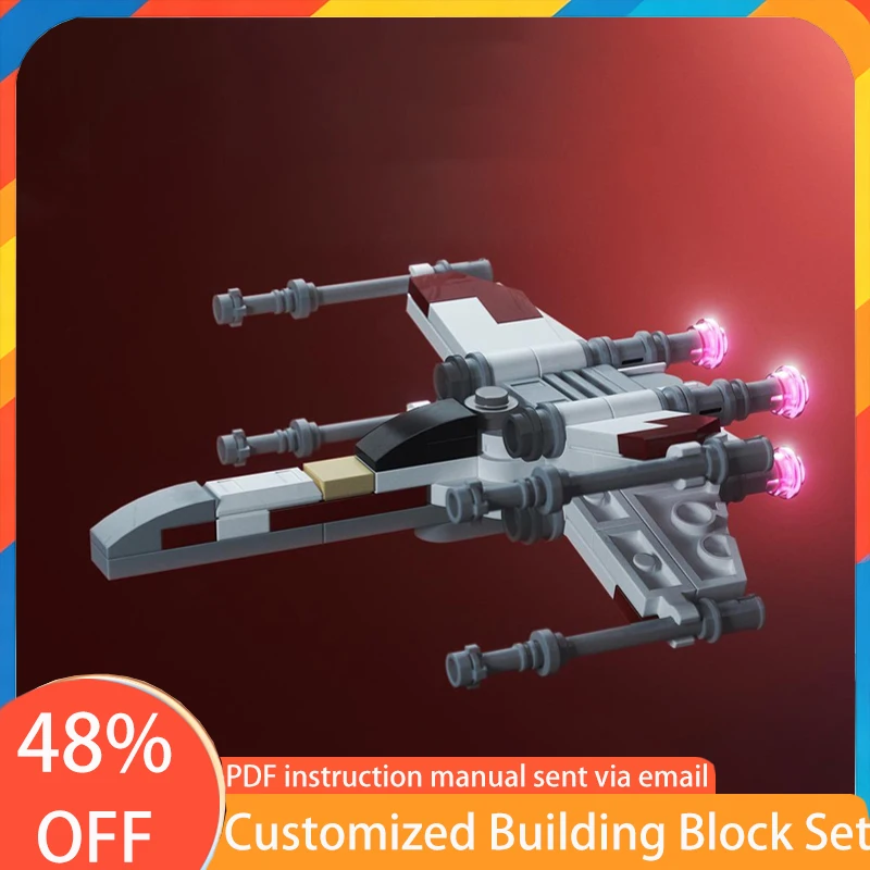 110 деталей Star Battle PiXEL-DANs 2024 Обновленный микро-истребитель X-Wing MOC, модульный конструктор, игрушка для самостоятельной сборки, подарок на праздники
110 деталей Star Battle PiXEL-DANs 2024 Обновленный микро-истребитель X-Wing MOC, модульный конструктор, игрушка для самостоятельной сборки, подарок на праздники