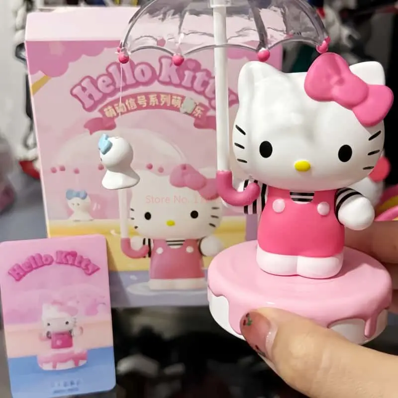 Original Sanrio HelloKitty Wind-Up Signal Series Blind Box Trendy Cute Moving Parts Kitty Figurine Desktop Ornament Xmas Gifts
Original Sanrio HelloKitty Wind-Up Signal Series Blind Box Trendy Cute Moving Parts Kitty Figurine Desktop Ornament Xmas Gifts